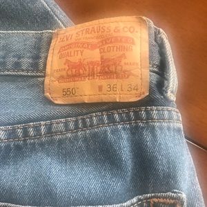 Men's Levi's 550 Relaxed Fit Jeans 36/34